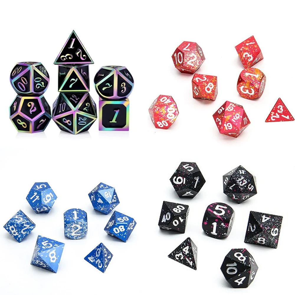 Drawing Custom CNC Machining Precision Aluminum Metal Stainless Steel Dice Game Set