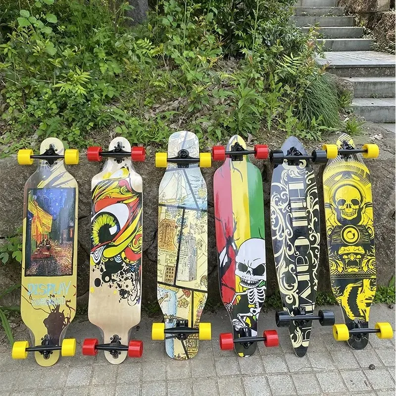 Роликовой доске 41 дюйма танцы Longboard роликовой доске