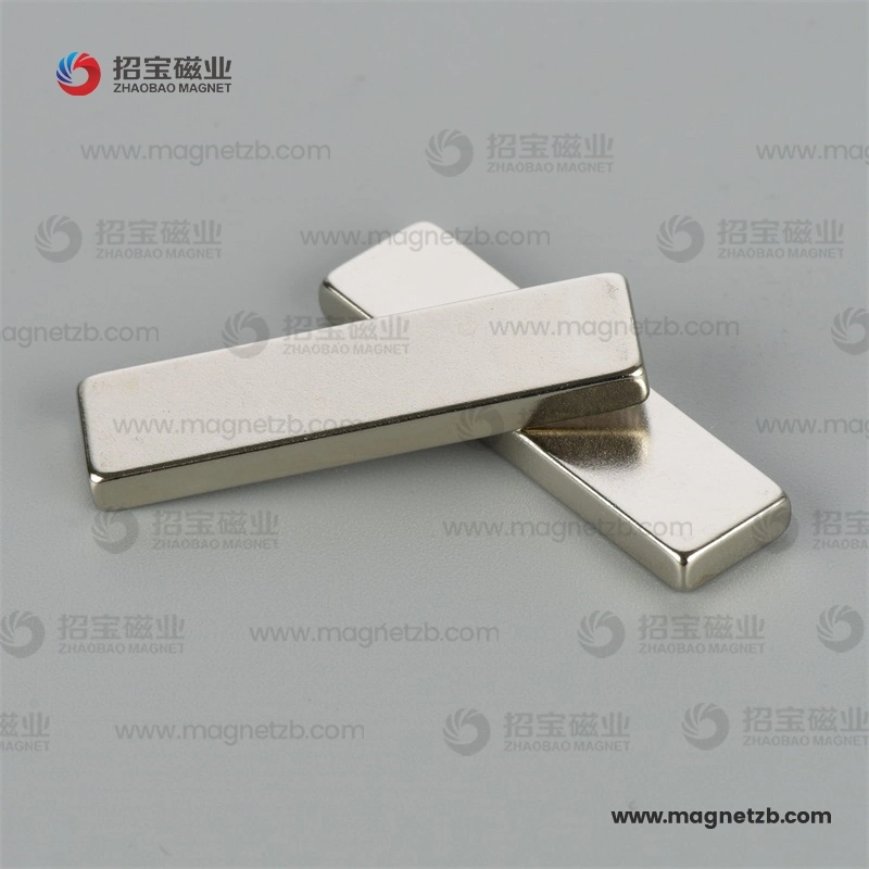 Seltene Erde Permanent Neodym Eisen Bor Magnetisches Material Kundenspezifische Hoch Qualität Sintered Neodym Neo NdFeB Strip Magnet Preis für elektrisch Fahrzeugmotor