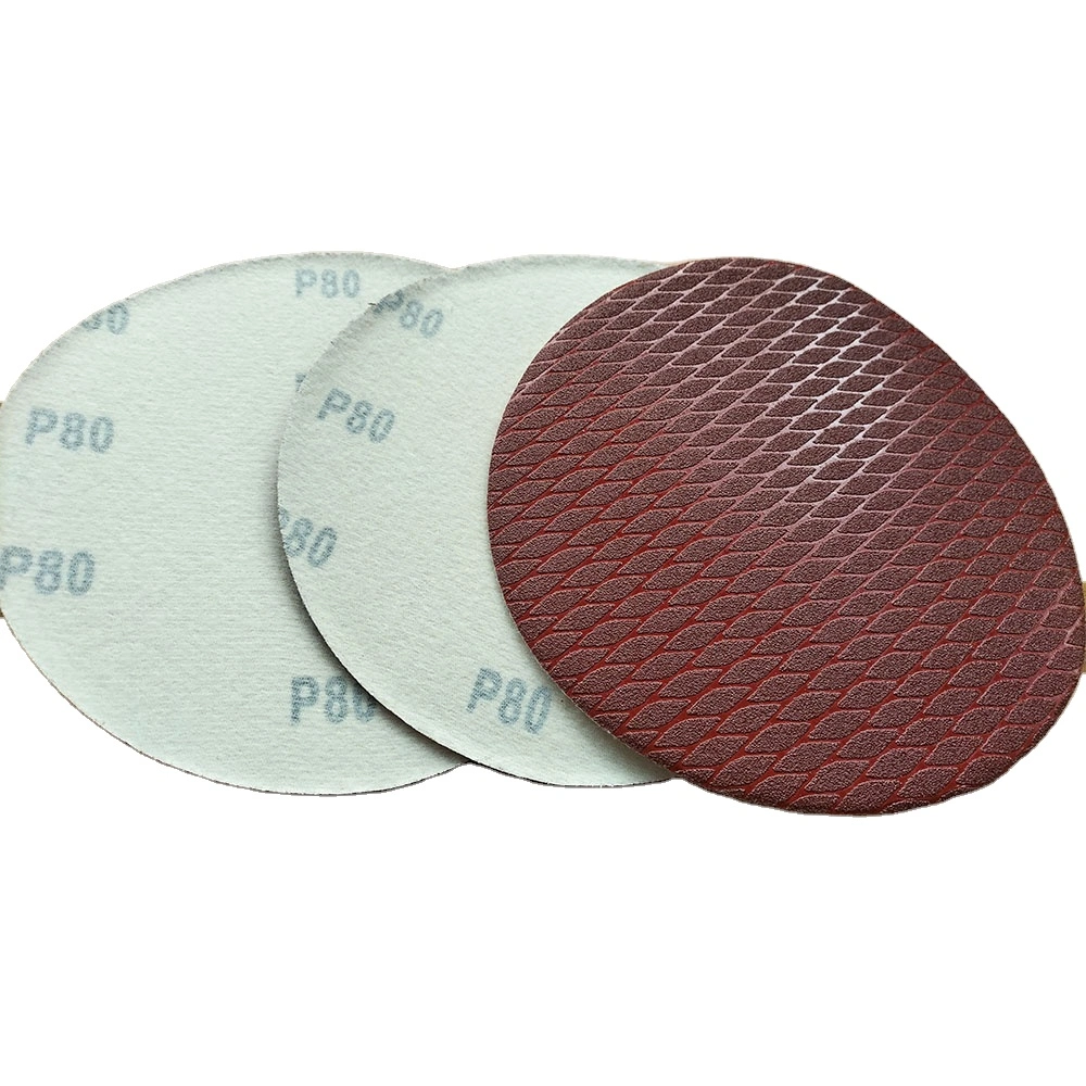 Diamond Self-Adhesive Abrasive Lapping Wood Disc Sandpaper Polishing