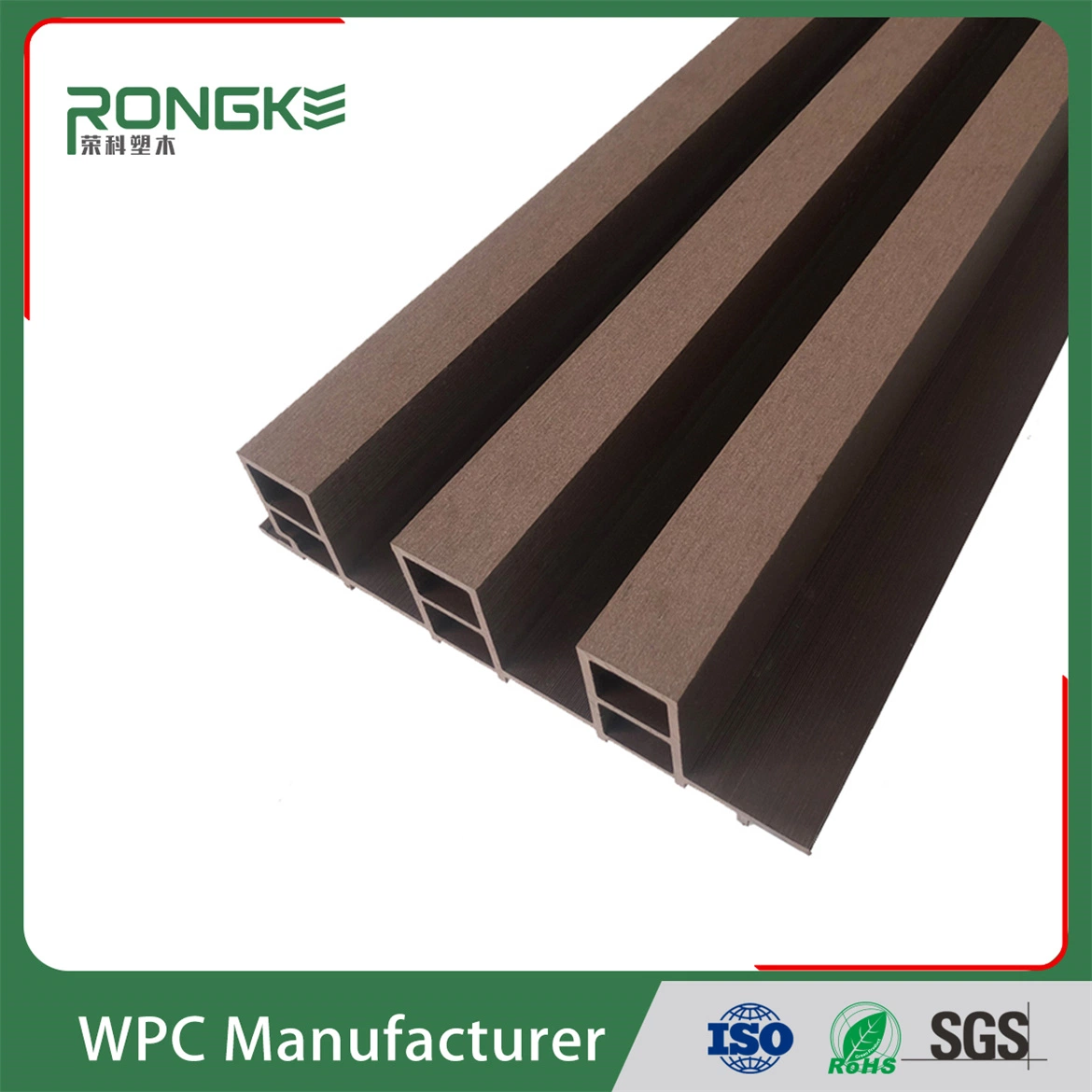 The Most Popular Waterproof Exterior Durable Wall Decoration Building Material WPC Cladding Composite Panel