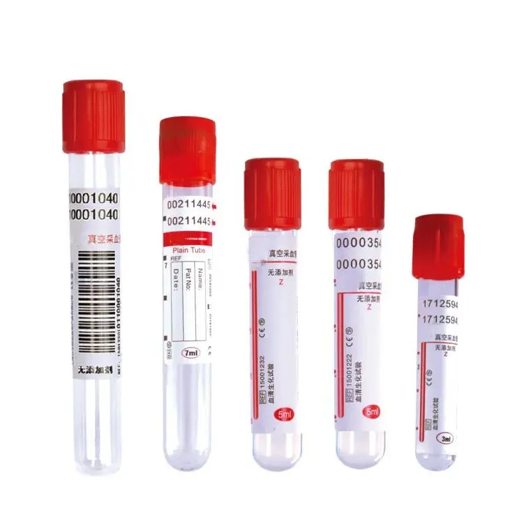 Best Quality Plain Blood Collection Tube