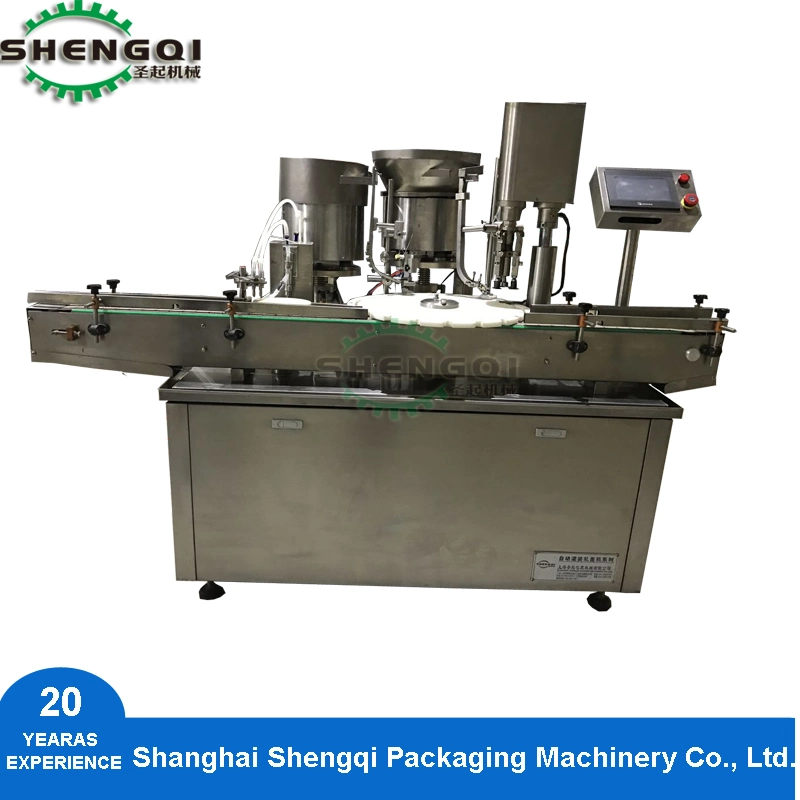 Automatic Essential Oil Oral Liquid Medical Liquid Vial Filling Capping Machine