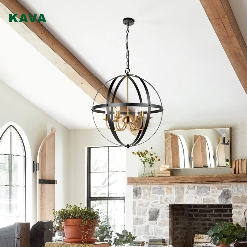 Industrial Style Pendant Light Hanginbg Light Pendant Round Light E14 Interior Lighting Home Decoration Chandelier