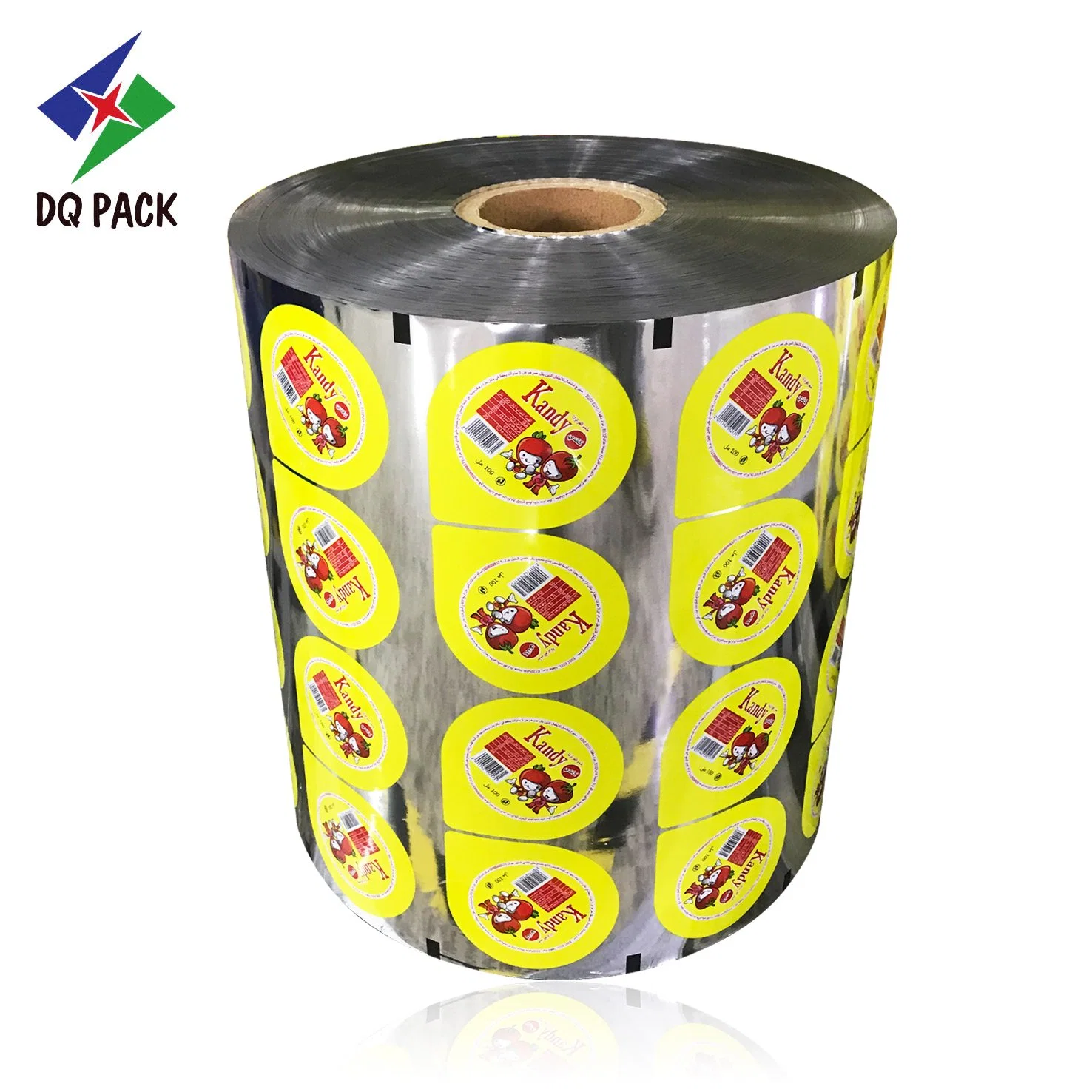 DQ Pack Bulk Großhandel benutzerdefinierte PP-Film Joghurt Cup Versiegelung Folie für Bubble Tea Cup Sealer Roll Film Verpackungsfolie Kunststofffolie