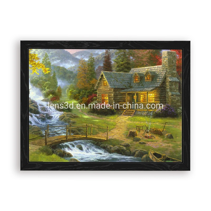 Beautiful Wall Art Photo 3D Effect Picture of Forest