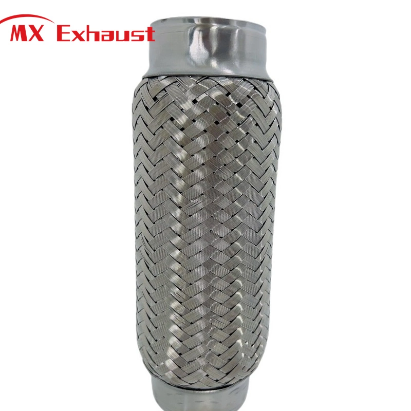 Universal Muffler Corrugation Stainless Steel Flexible Flexible Bellows Pipes with Nipples for Car Exhaust