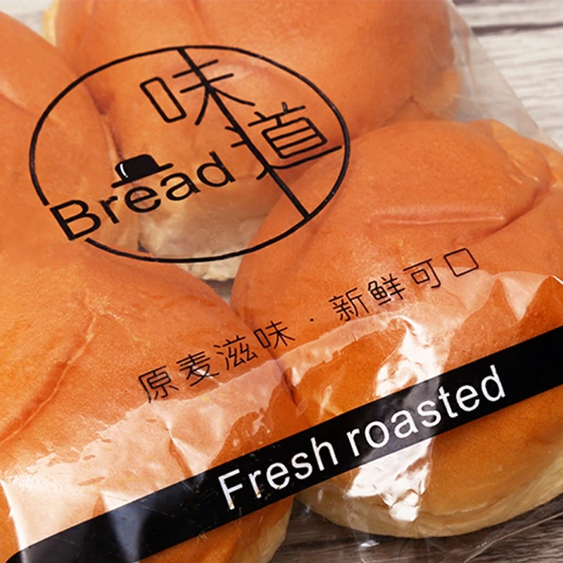 Food Grade Clear Bread Plastic Packing Bag for Bakery