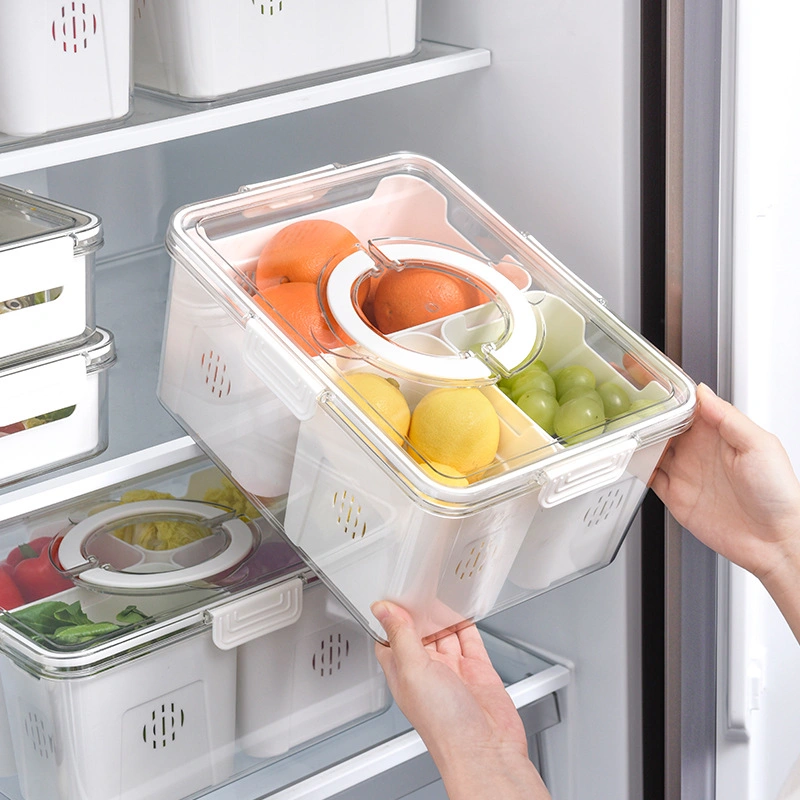 Multi-Compartments Food Container Refrigerator Storage Ci22328