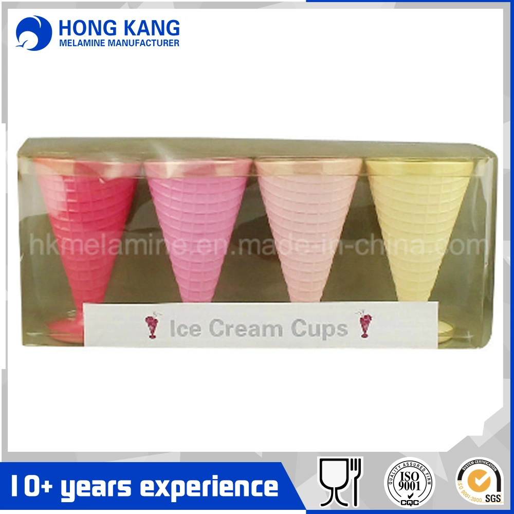 Colorful Melamine Ice Cream Cups