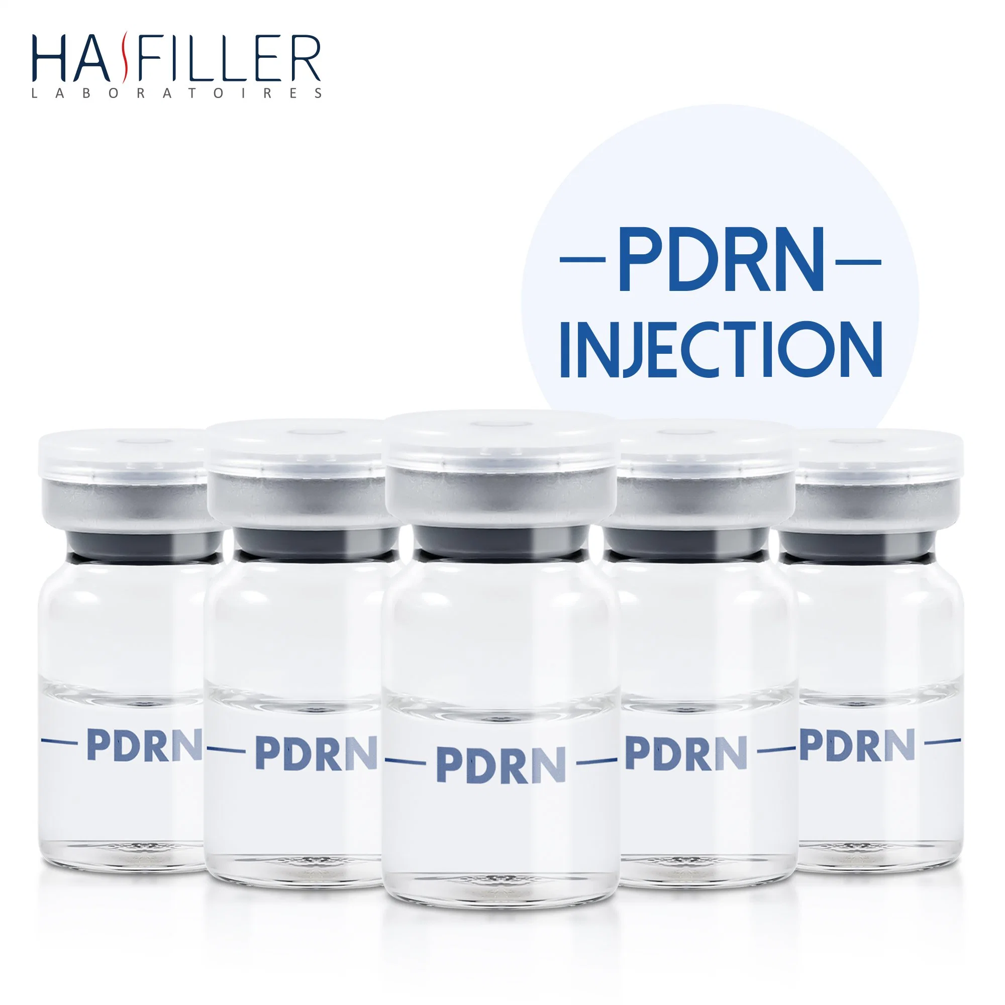 Venta caliente 6 ampolla 3ml Hidratante Piel Piel rejuvenecimiento de la inyección de solución de salmón Pdrn Booster mesoterapia