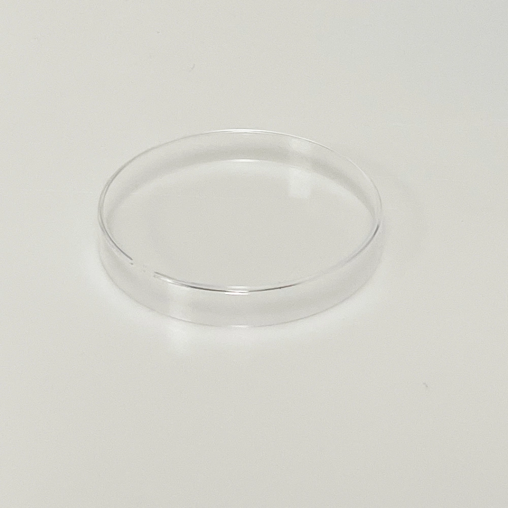 90mm en acier inoxydable Quartz borosilicaté carré aucun évent en plastique jetable en verre borosilicaté PP5 boîte de Pétri personnalisé Canister avec de l'Agar