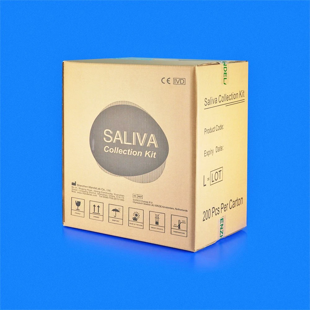 Hot Vente de kit de prélèvement de salive jetables médicaux précis de la salive de trousses de VTM populaires Test de Virus