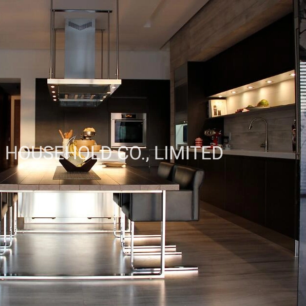 Design moderne Mexique maison mobilier acier inoxydable cuisine Cabinet avec Table à manger