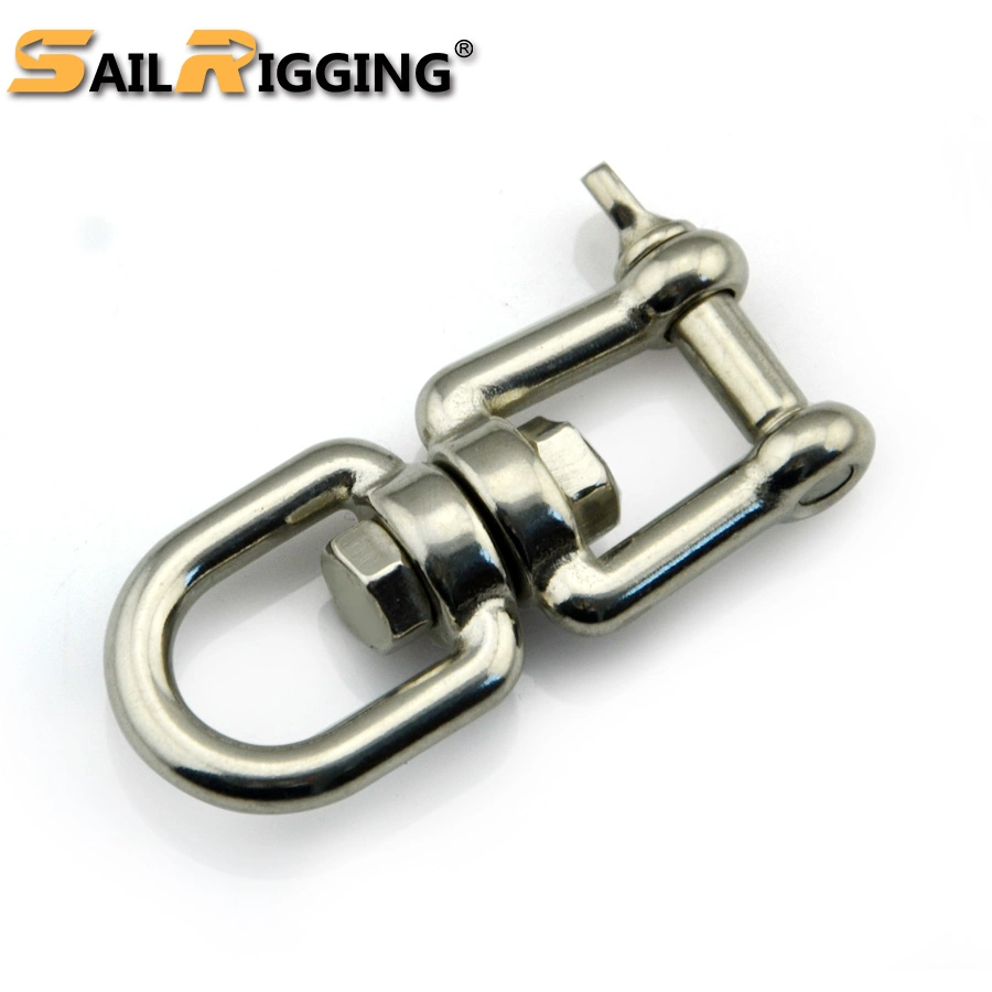 High Polished Stainless Steel Eye and Jaw European Swivel