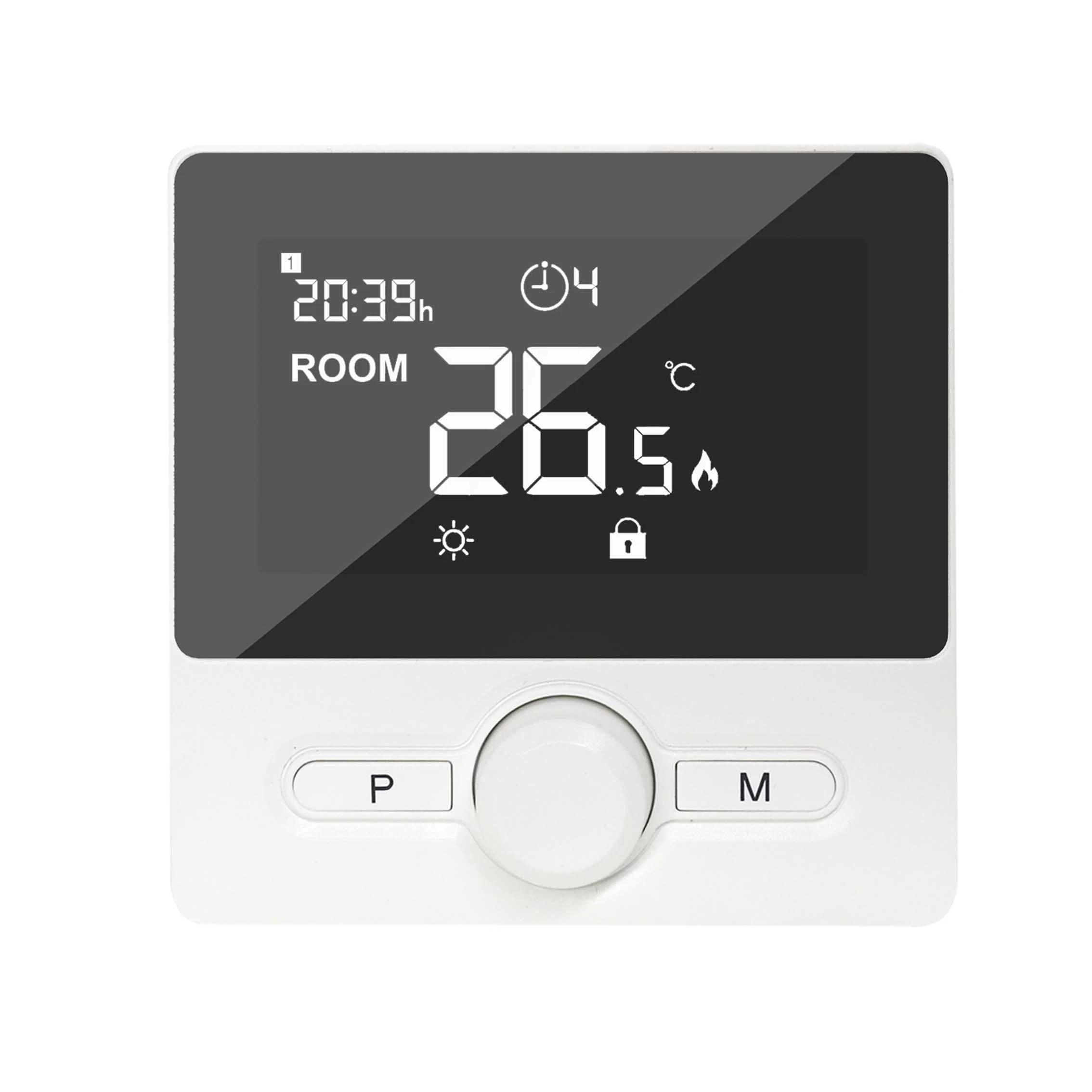 Le thermostat salle sans fil WiFi le contrôleur de température de l'eau/électrique chaudière à gaz de chauffage au sol de l'humidité Tuya Travailler avec Alexa