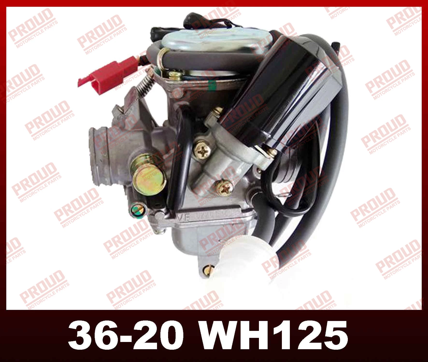 Wh125/150 de alta calidad de piezas de motocicleta de carburador