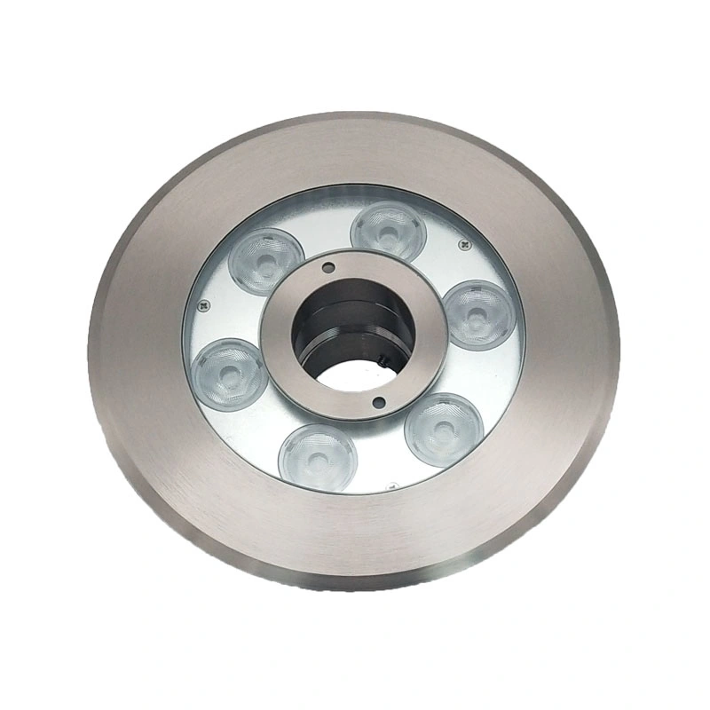 2020 Multicolor de alta eficiencia DMX RGBW submarina IP 68 Anillo de luz LED de luces de la piscina fuente