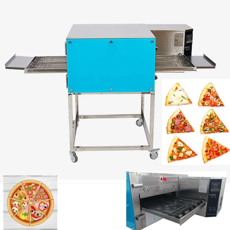 Commercial Bakery Equipment Machine Portable Machine Baking Chain Tray Belt Conveyor Pizza Oven