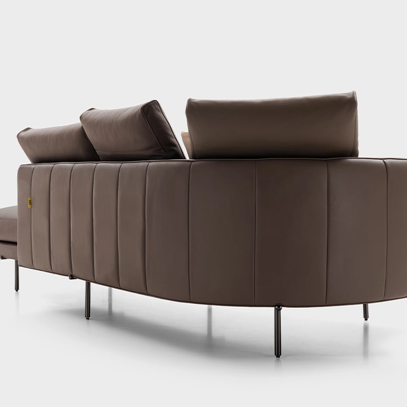 Moderne Couch Luxus Einfaches Sofa Italienisches Design Polstermöbel Wohnzimmer Ledersofa