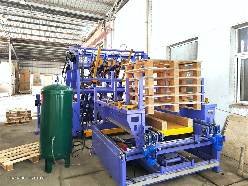 Mini Woodworking Machine Wood Pallet Nailing Machine Euro Pallet Production Line