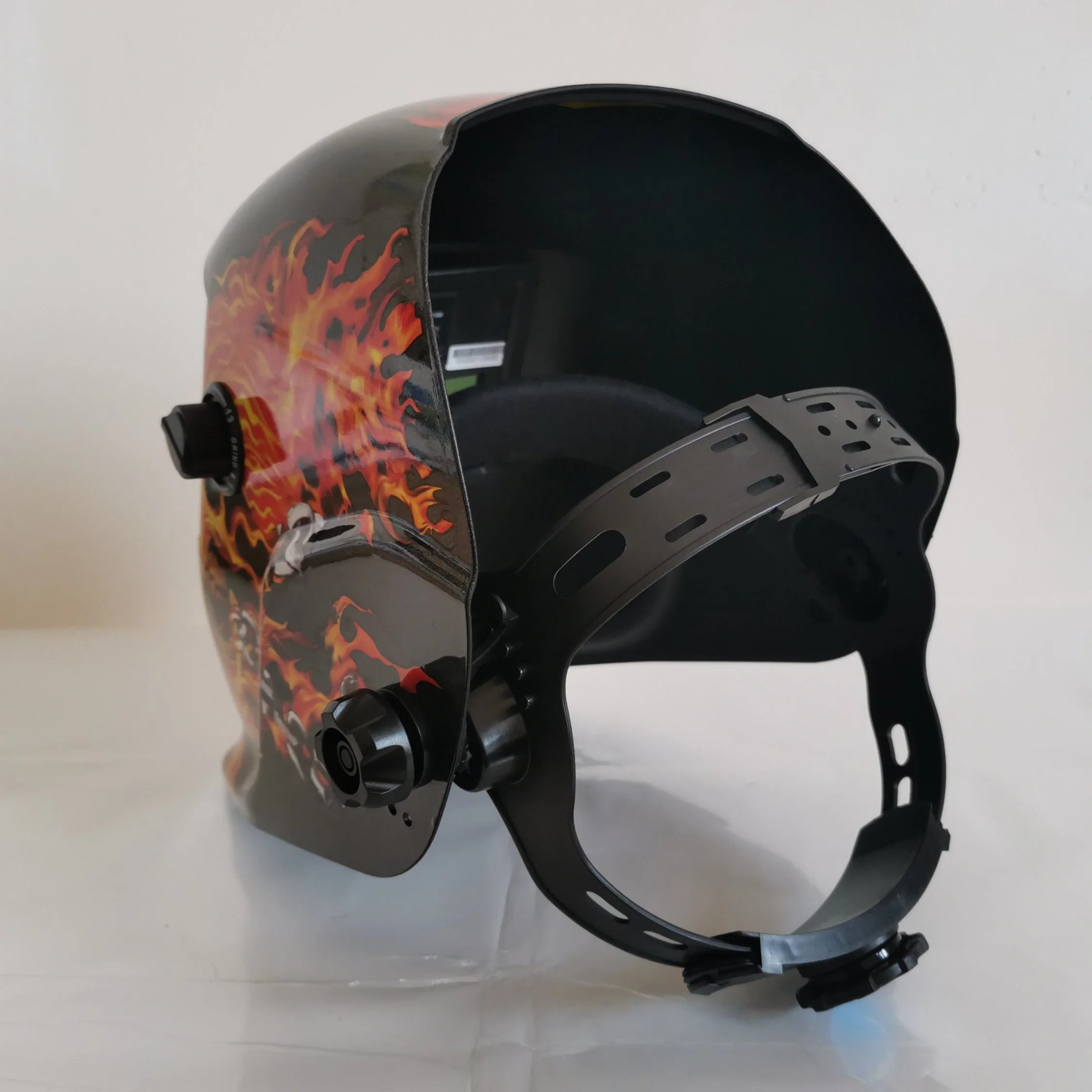 Casco de la soldadura de Alta Energía Solar de oscurecimiento automático de soldadura Casco Animal personalizado