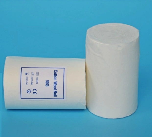 Pure Cotton High Absorency Medical Usage Clear Cotton Roll Cotton Wool in Roll 50g/100g/200g/250/300g/400g/454G/500g/1000g