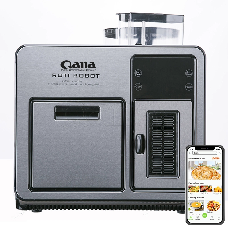 Qana Roti eléctricos para uso doméstico Automático Maker Máquina máquina de fazer pão Chapati Maker