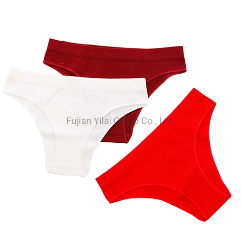 Wholesale Seamless Underwear Sexy Breathable Womens Panties Red Ladies Briefs Underwear