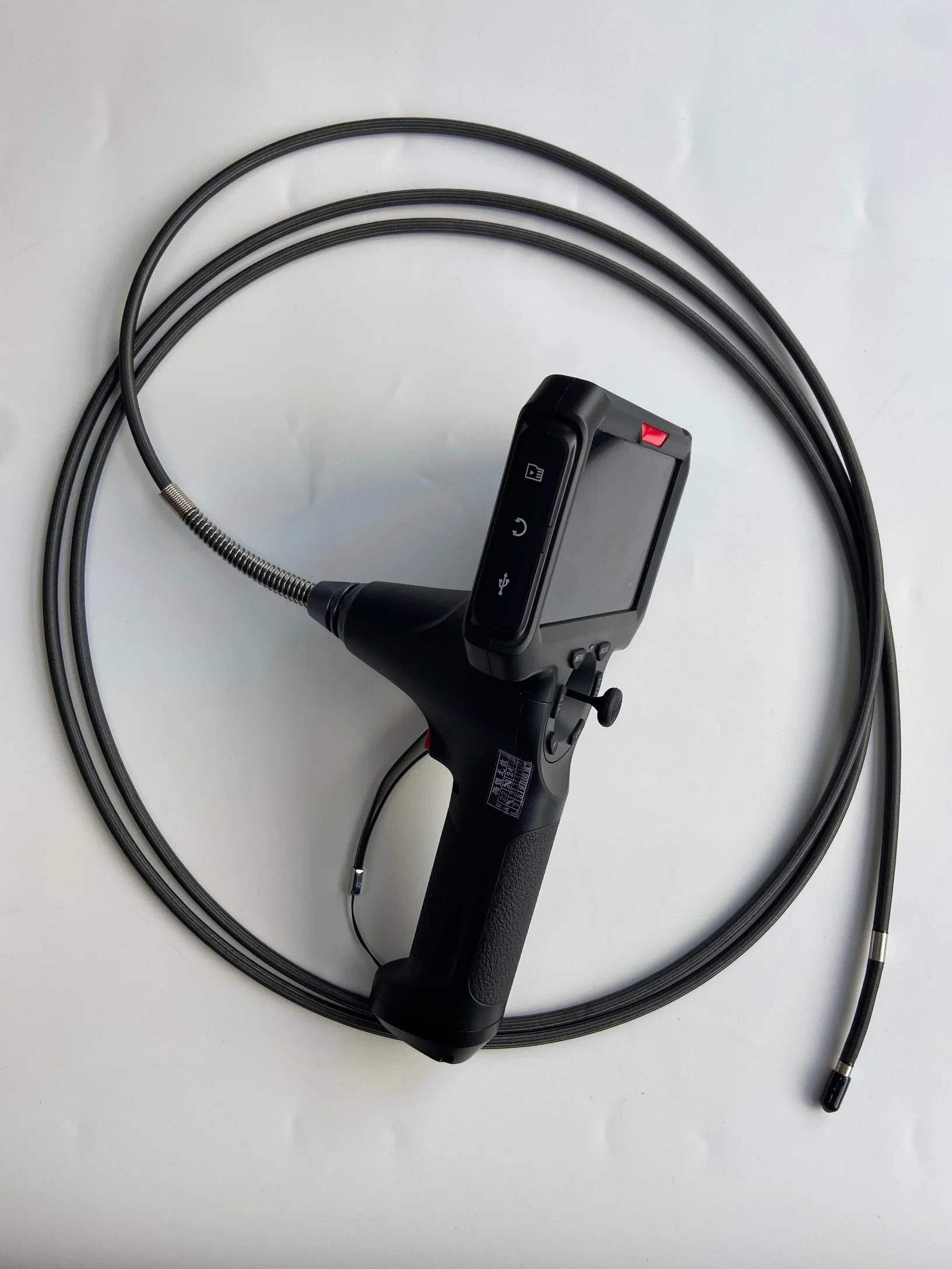 4mm Joystick Rotation Portable Industrial Video Borescope with 5 Inch IPS Monitor, 2m Probe Length, WiFi Function