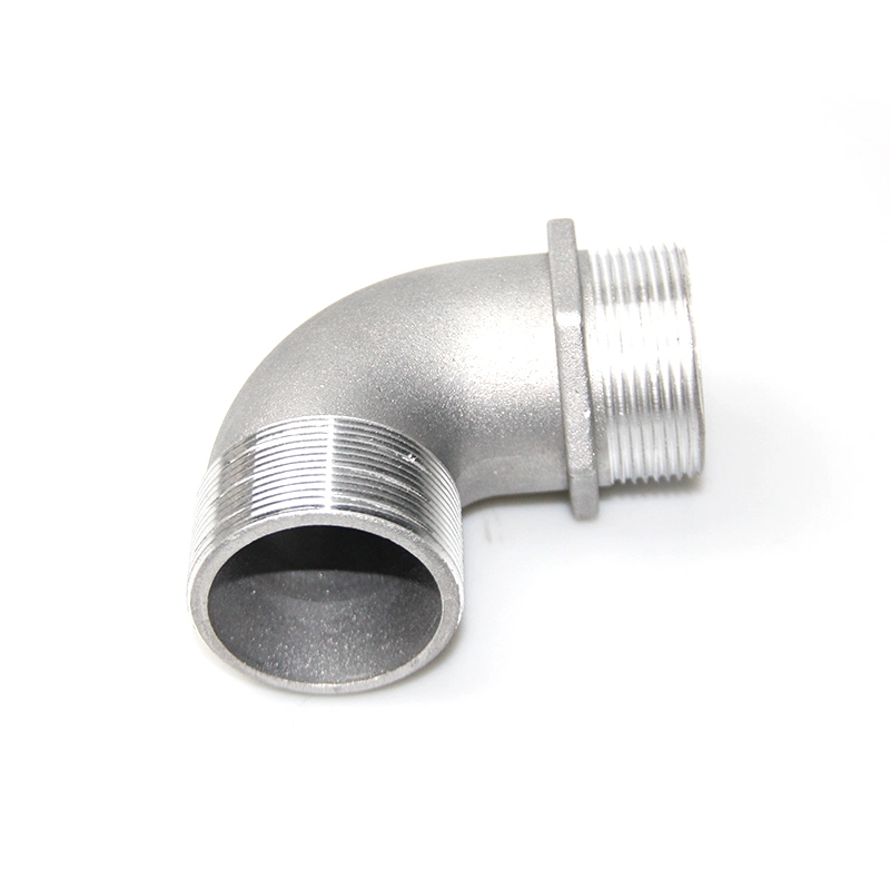 90 grados de aluminio roscadas NPT macho conector acodado