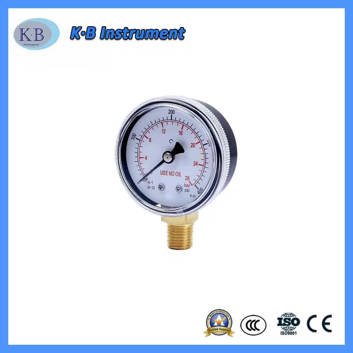 63mm Stainless Steel Case Liquid Filled Pressure Gauge