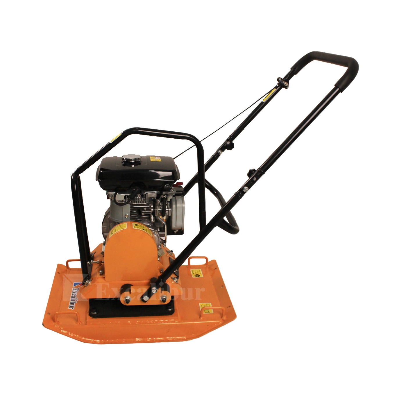 Machine de construction vibrante 100 kg 5 HP avec plaque d'appui de loin du moteur Compacteur