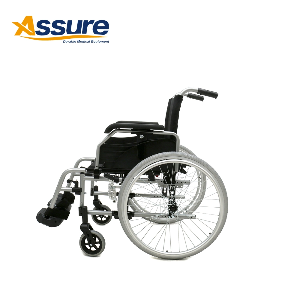 OEM European Style Non Power Folding Commode Wheelchair Manufacturer