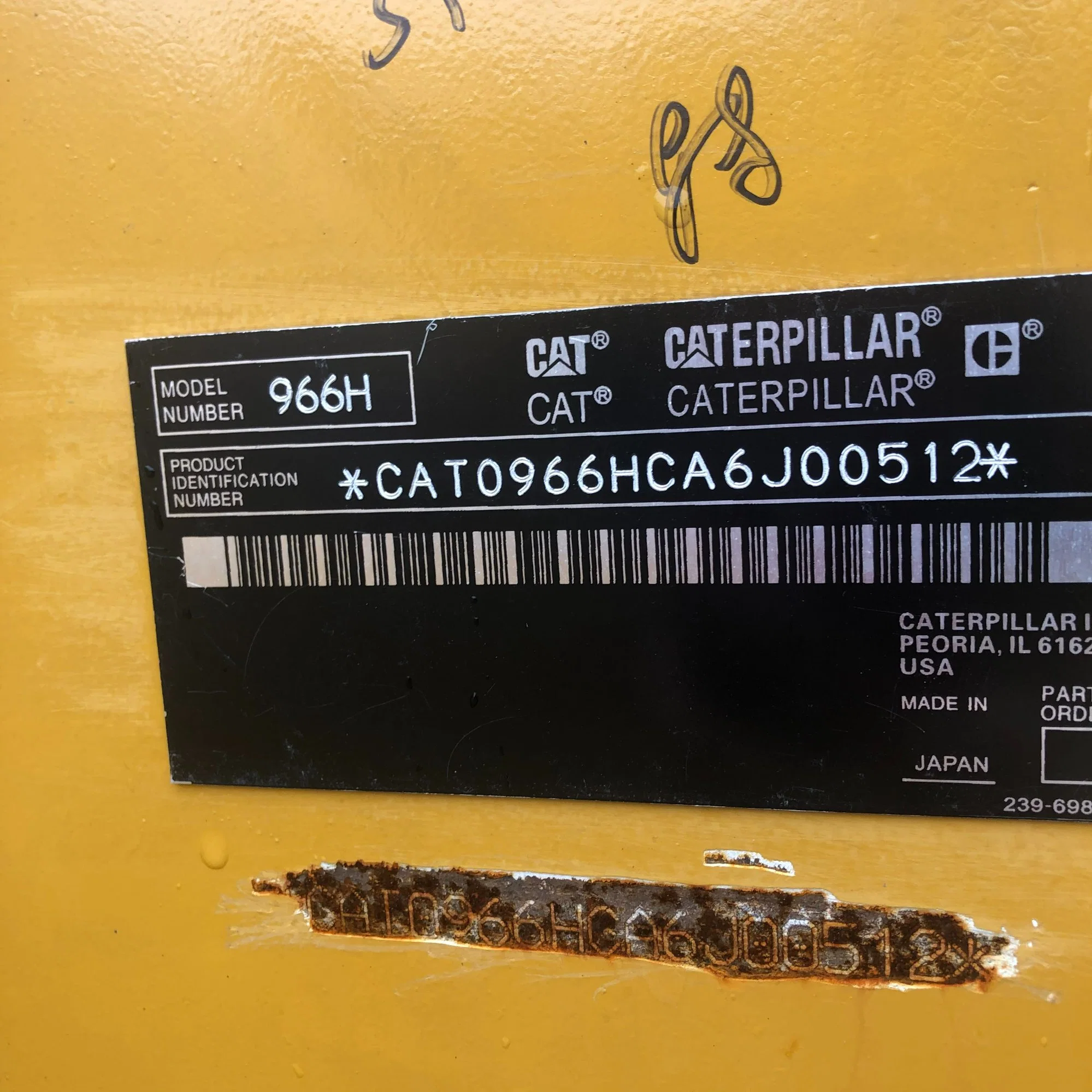 Ограниченные двигатель машины продукции компании Caterpillar 966Поощрение используется h завод оптовых Новые поступления