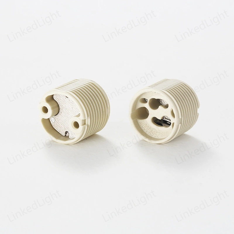 Halogen Ceramic GU10 Lamp Holder for LED Downlight