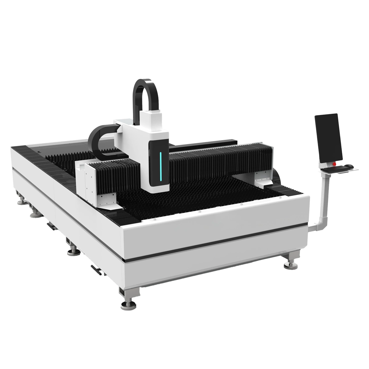 Raycus Machine de découpe laser à fibre - Découpe laser de haute qualité pour une découpe métallique précise.