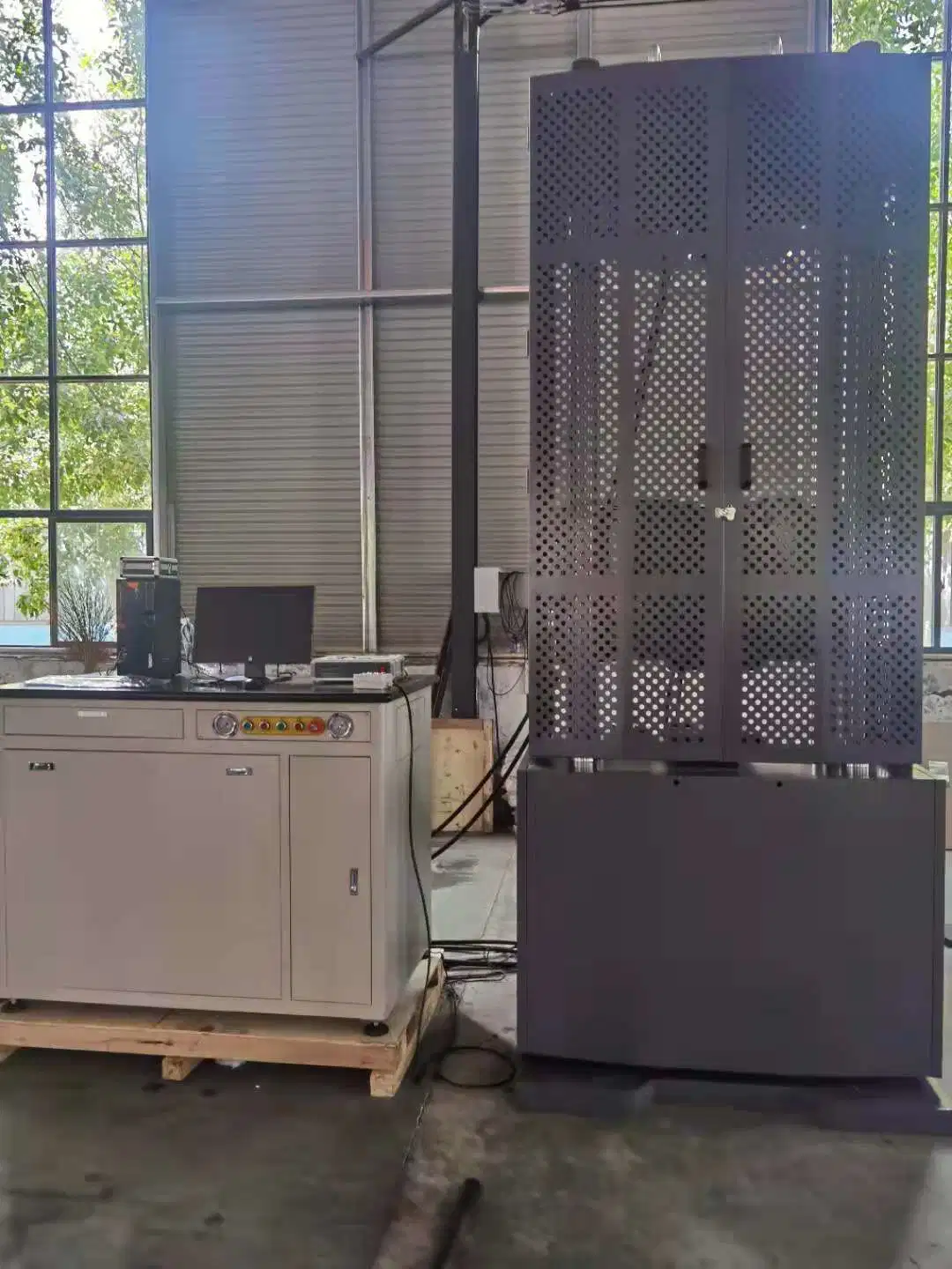 Waw-1000kn Electro-Hydraulic Servo Universal Tensile Compression Test Testing Machine High-Quality and High-Precision Factory Direct Sales