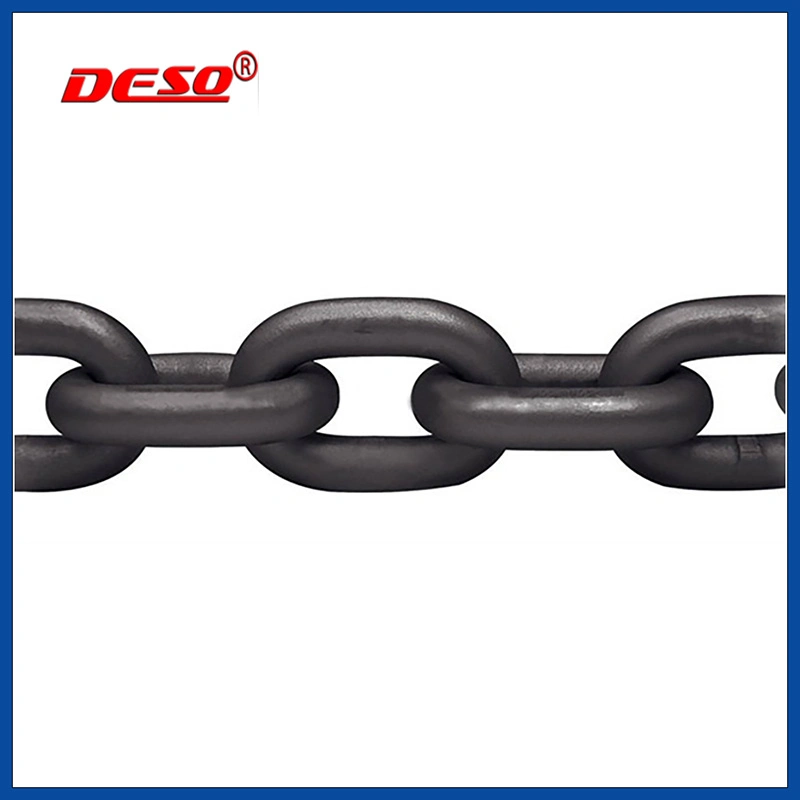 Marine Rigging Hardware G80 Lifting Welded Steel Chain with High Capacity