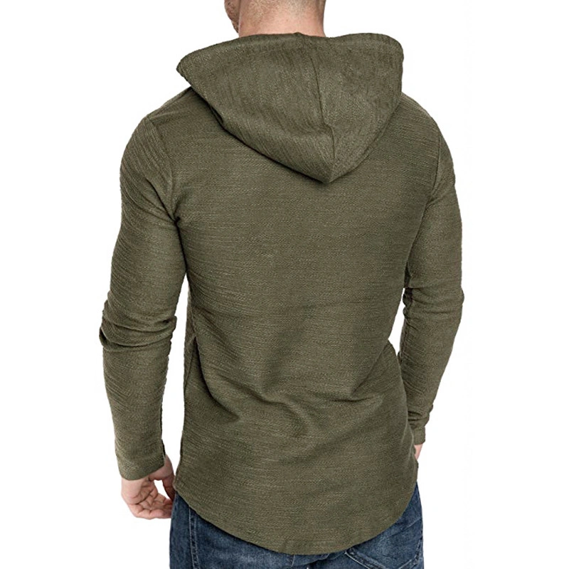 Wholesale/Supplier Own Factory Support Custom Logo Fashion Men&prime; S Hoodie Muscle Gym Workout Bamboo Cotton Hoodies Top