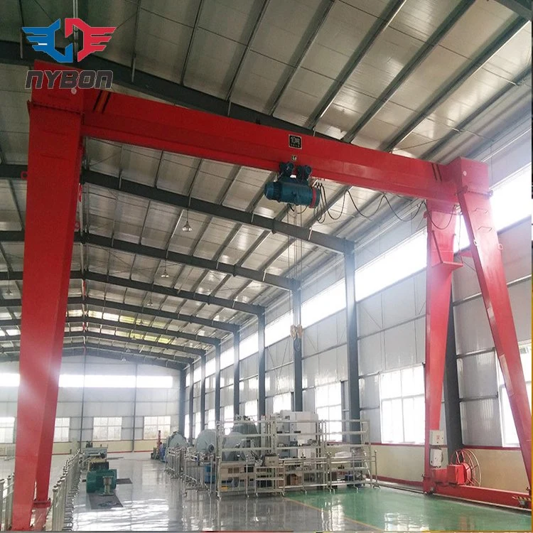 Mh 1-32t Type Single Girder Gantry Crane Used in Outdoor Workshop Plant