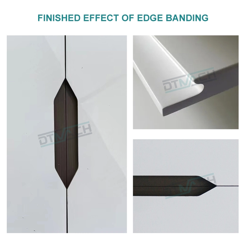 Semi J C Shape Fully Automatic Soft Forming Edge Banding Machine Plastic PVC Wood