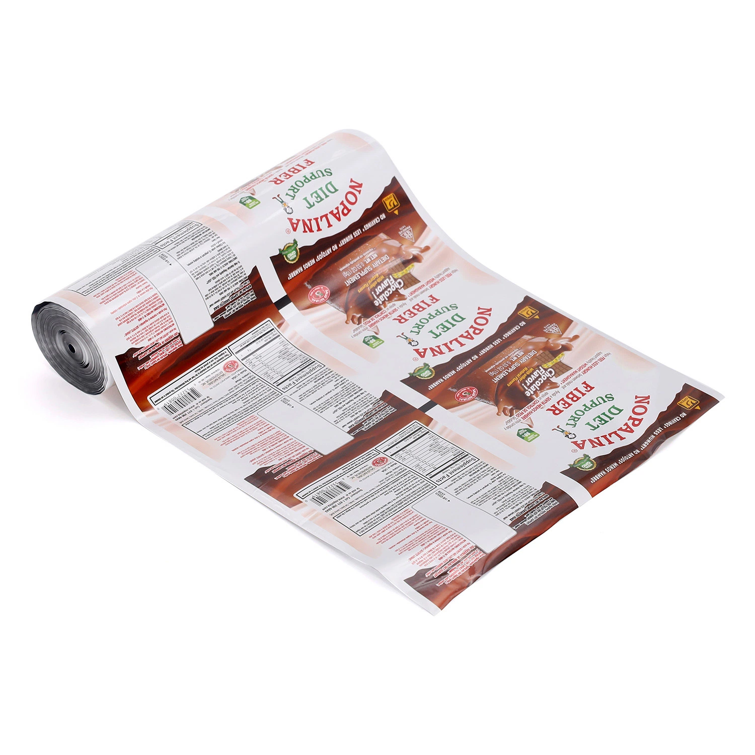 Sachet de cosmétiques sous étiquette privée personnalisée Rouleau d'emballage des films de lamination shampooing cheveux Small pack de détergent à lessive sac d'emballage en plastique