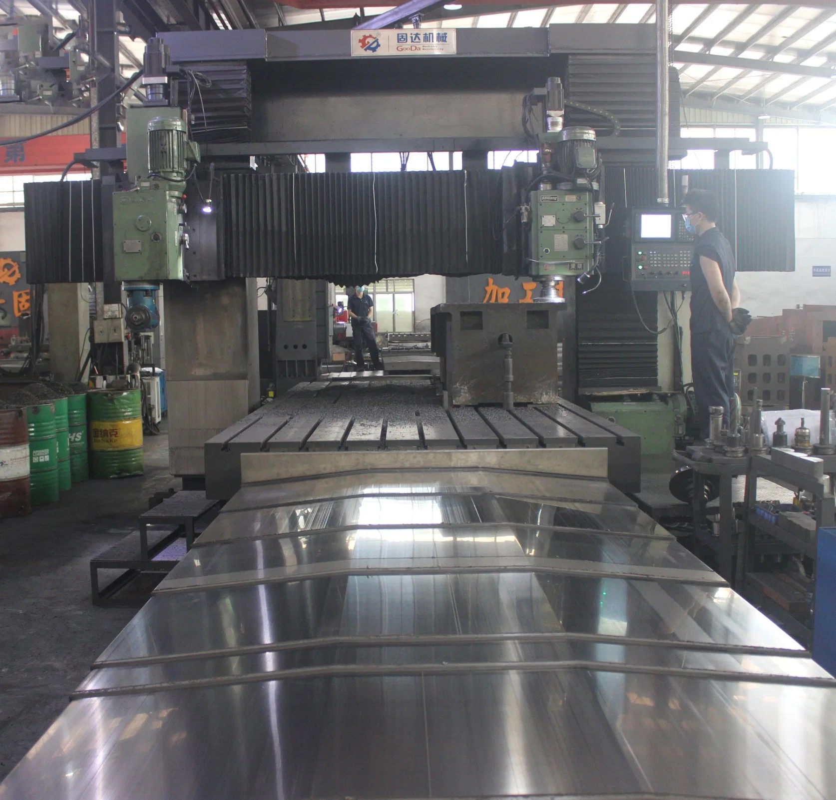 Moving Beam with Two Head Bulk Processing Milling Instead of Grinding Milling Machine CNC Vertical Milling Machine Gantry Type