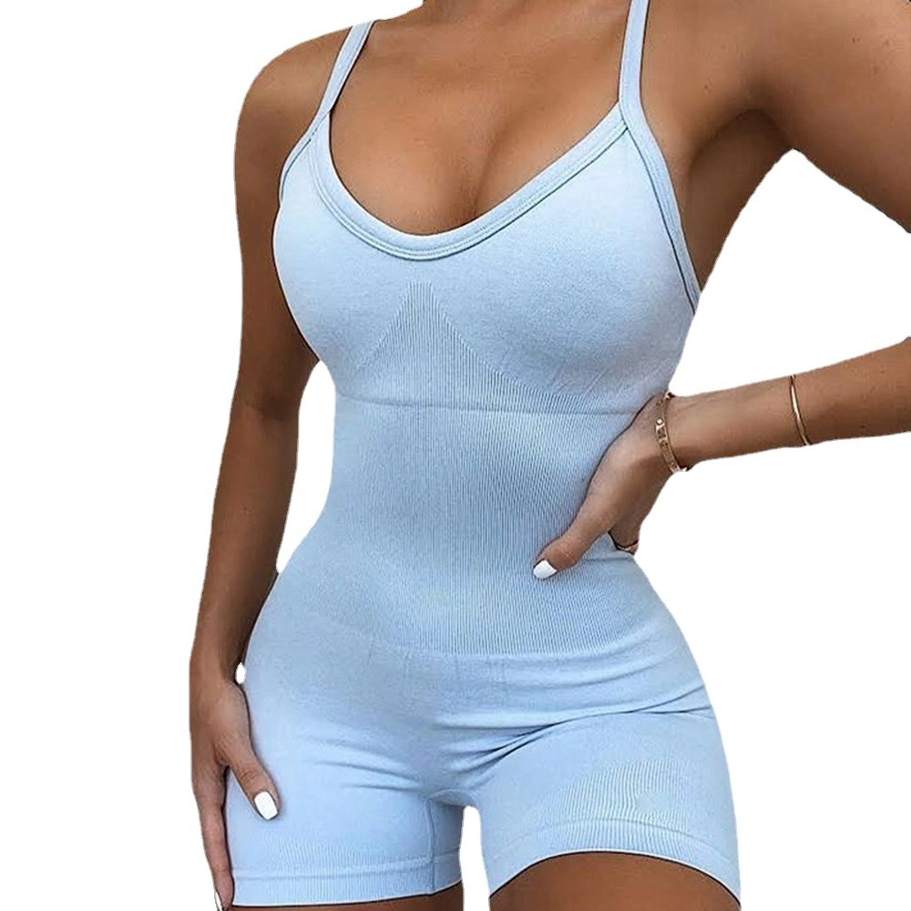 Women Fitness Seamless Workout Wear Nylon Stretchy