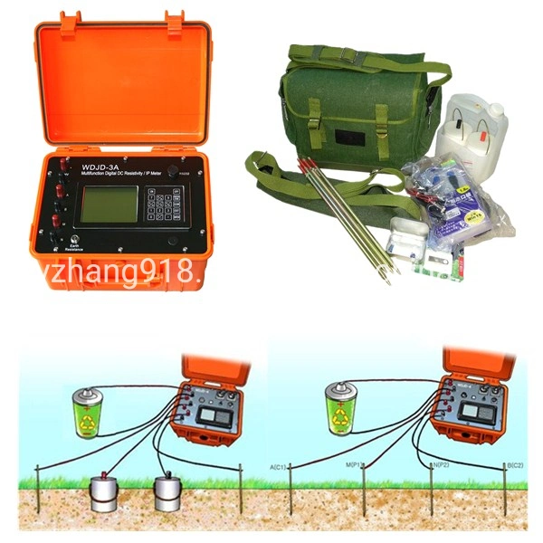 Geophysical Terrameter 1d Ves Medidor de IP de resistividad eléctrica y polarización inducida la exploración de la Resistividad instrumento medidor de Investigación para el agua y el mío