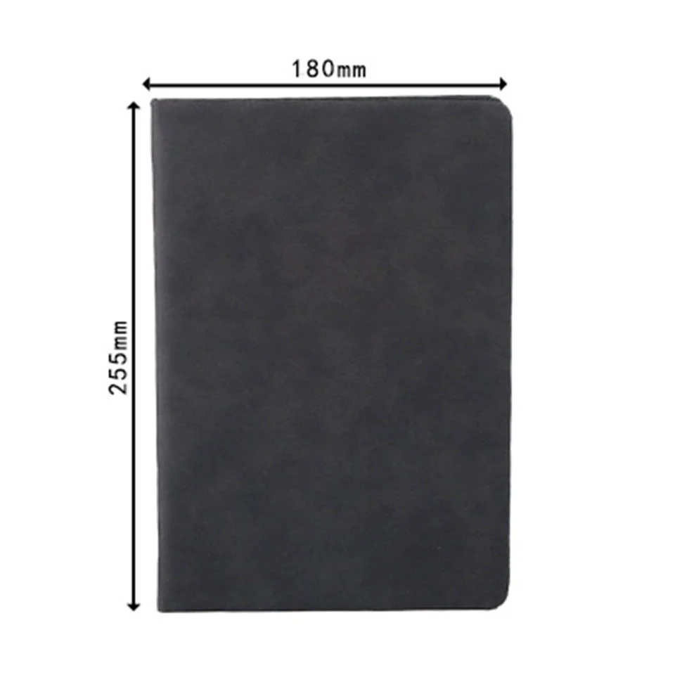 Customizable Promotion Custom Emboss Logo PU Leather Soft Cover Notebook