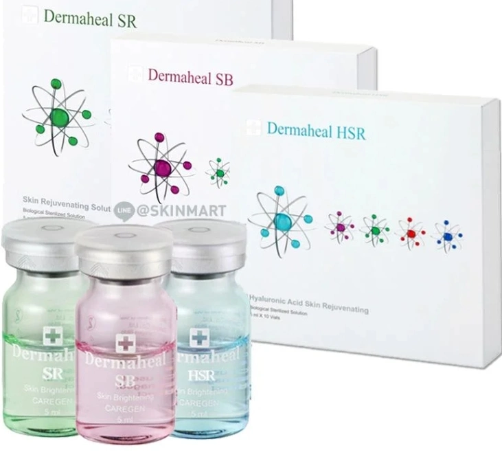 Dermaheal HSR/SB/Sr solución de ácido Hialurónico para el rejuvenecimiento de la piel