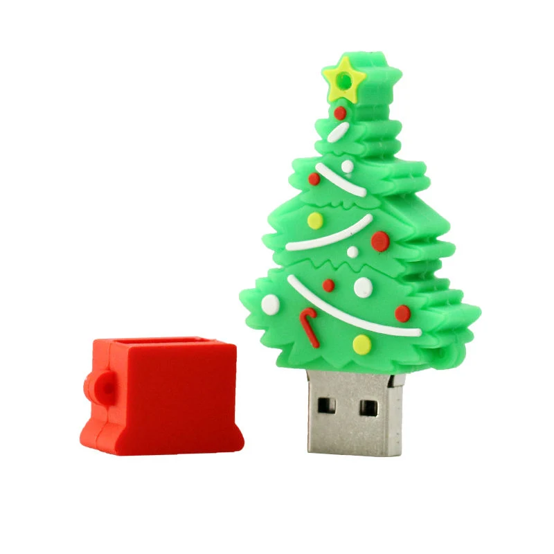 Weihnachten Weihnachtsmann PVC USB Pendrive Großhandel/Lieferant Promotion Special USB Flash-Laufwerke Custom Factory Portable Cartoon USB Disk