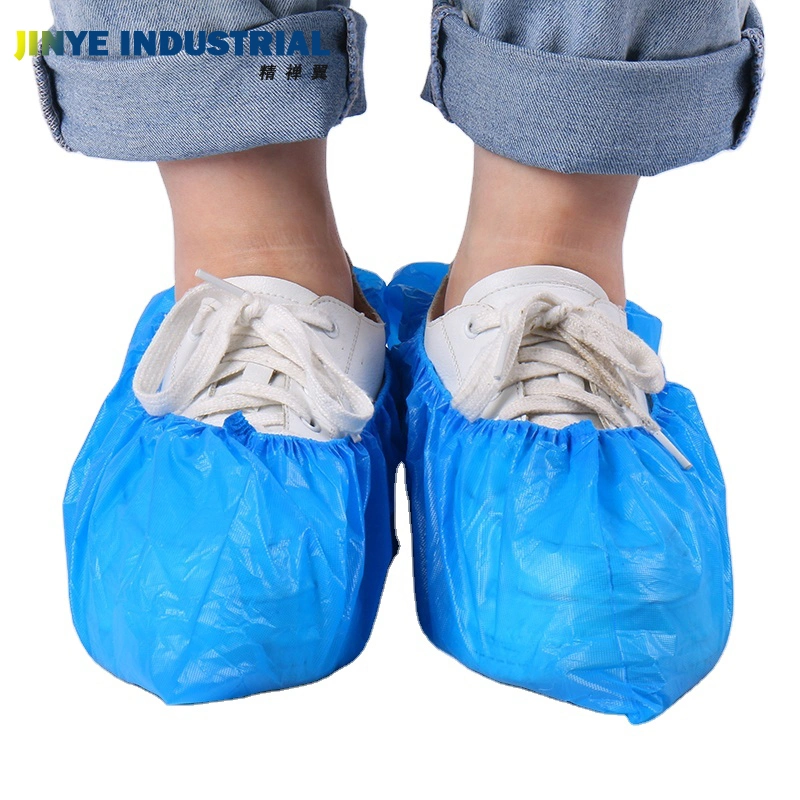 Premium Clean Room Disposable Plastic CPE Shoe Cover Waterproof